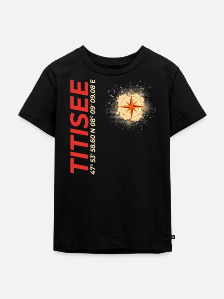 Titisee - Kinder Premium Bio T-Shirt - Schwarz