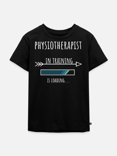 Physiotherapist Geschenk Beruf Ausbildung - Kinder Premium Bio T-Shirt - Schwarz
