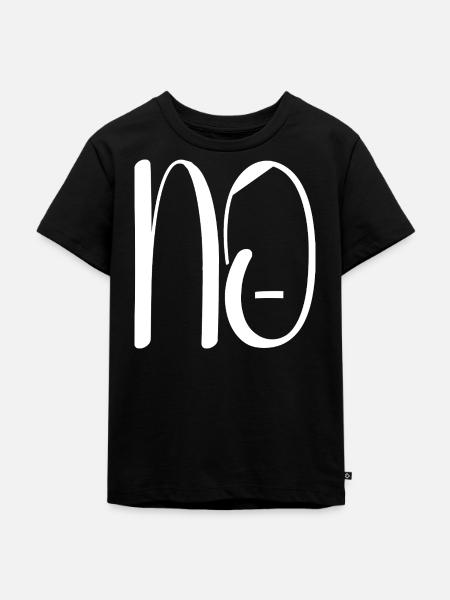 Gegen Nazis - Kinder Premium Bio T-Shirt - Schwarz