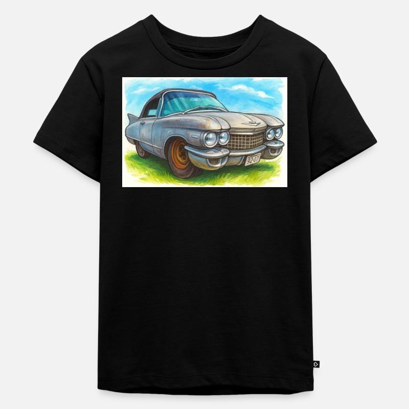Rétro Classique Cad -60 - T-shirt Premium bio Enfant - noir