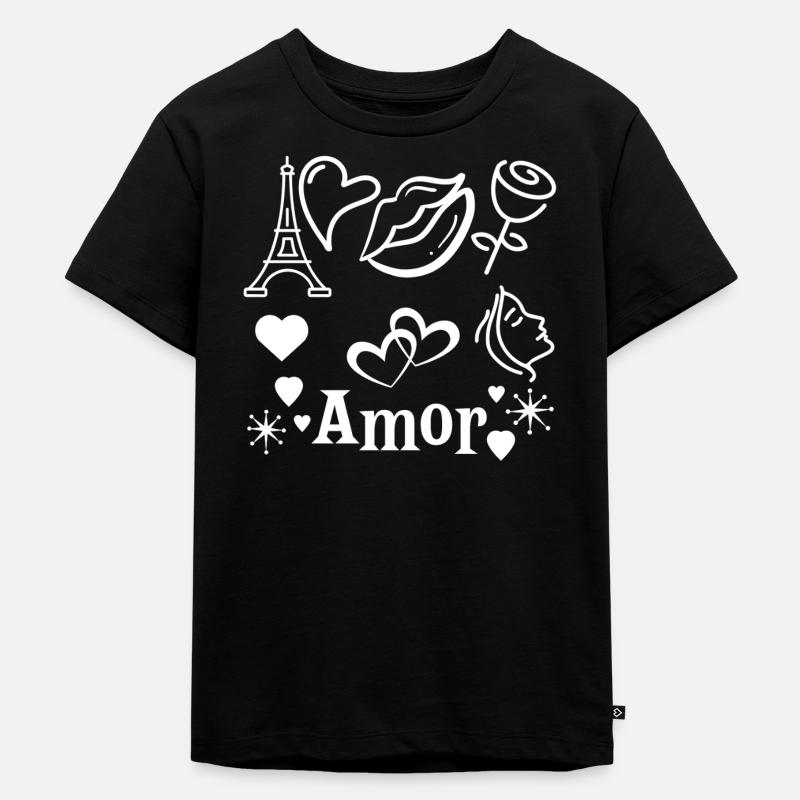 Amor - T-shirt Premium bio Enfant - noir