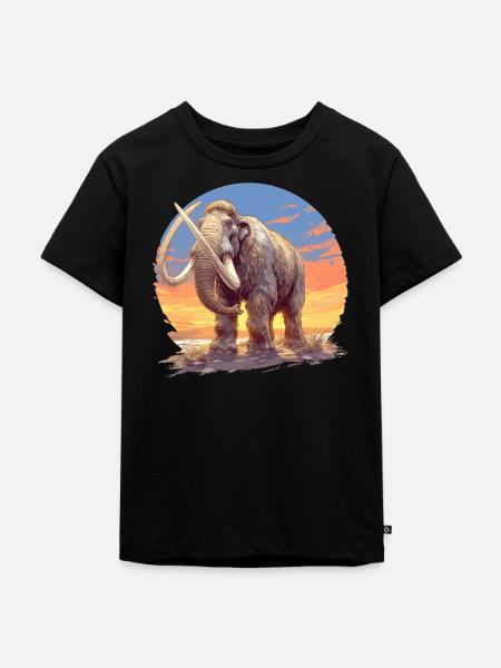Mammuts Mammut - Kinder Premium Bio T-Shirt - Schwarz