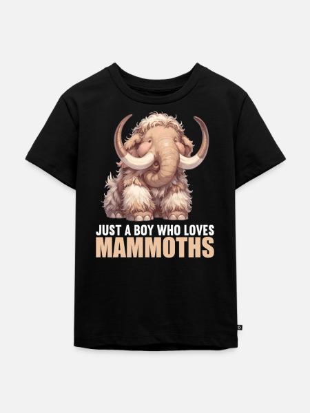 Mammuts Mammut - Kinder Premium Bio T-Shirt - Schwarz