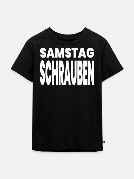 Autos - Kinder Premium Bio T-Shirt - Schwarz