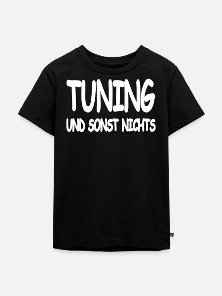Tuning - Kinder Premium Bio T-Shirt - Schwarz