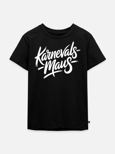 Karnevalsmaus Karneval Köln Kölner Karnevals Maus - Kinder Premium Bio T-Shirt - Schwarz