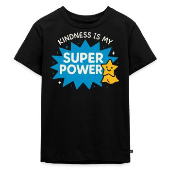 Sympathie anti-harcèlement, Lève-toi - T-shirt Premium bio Enfant - noir - Devant - Mikhail (115cm)