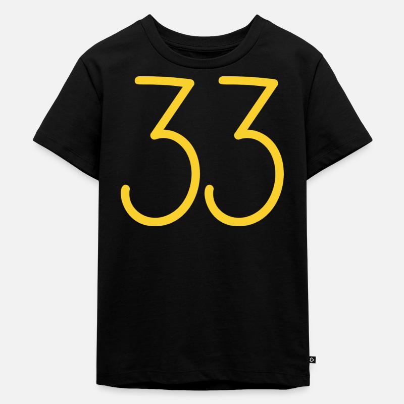 33 - T-shirt Premium bio Enfant - noir