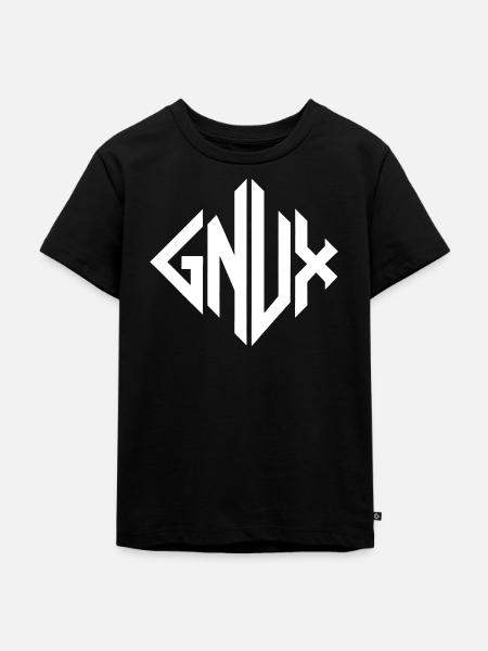 Géométrie du monogramme Gnux - T-shirt Premium bio Enfant - noir