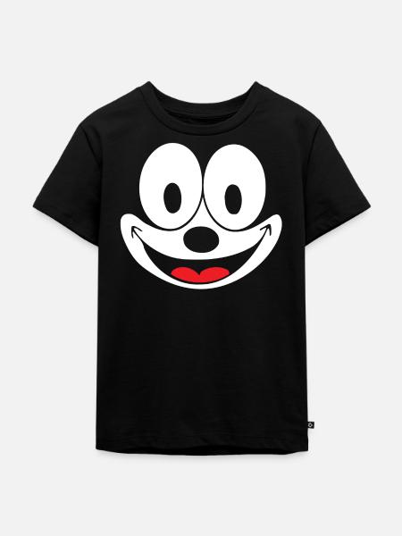 Felix The Cat Kostümdesign - Kinder Premium Bio T-Shirt - Schwarz