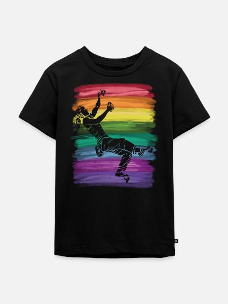Boulderer Boulder Bouldern - Kinder Premium Bio T-Shirt - Schwarz