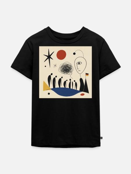Fragile Republik - Kinder Premium Bio T-Shirt - Schwarz