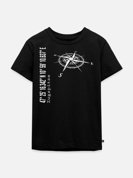 Zugspitze - Kinder Premium Bio T-Shirt - Schwarz