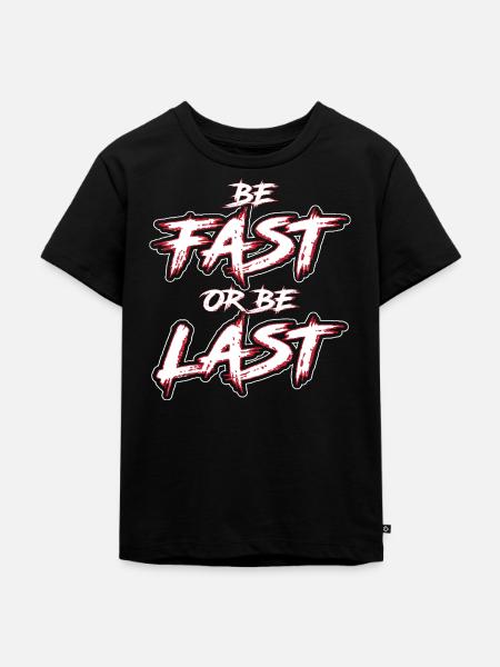 Dirt Track Racing - Kinder Premium Bio T-Shirt - Schwarz
