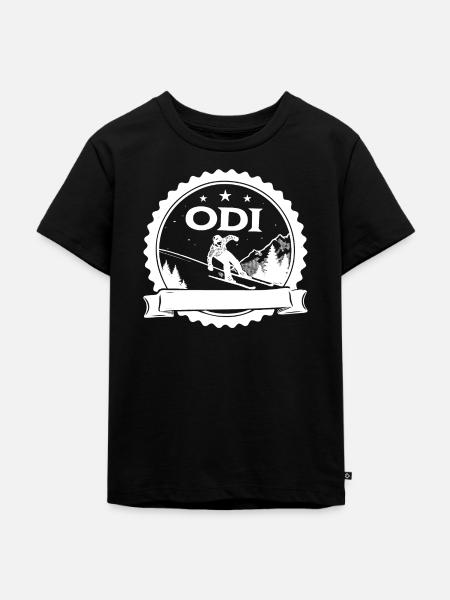 ODI rund - Kinder Premium Bio T-Shirt - Schwarz