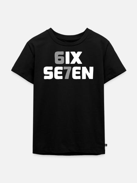 Six Seven - 67 - Meme - Basketball - 6-7 - Kinder Premium Bio T-Shirt - Schwarz