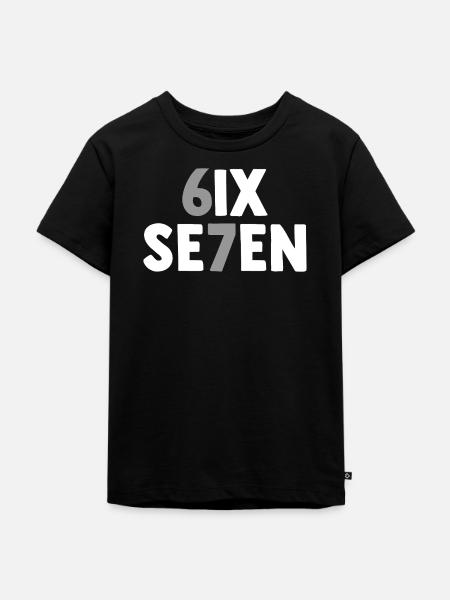 Six Seven - 67 - Meme - Basketball - 6-7 - Kinder Premium Bio T-Shirt - Schwarz