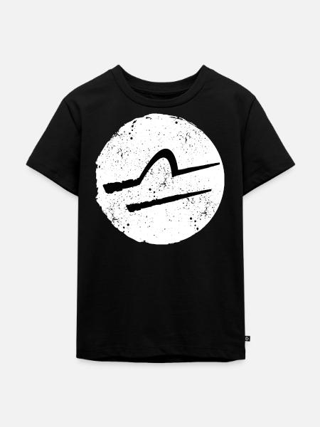 Sternzeichen Waage - Kinder Premium Bio T-Shirt - Schwarz