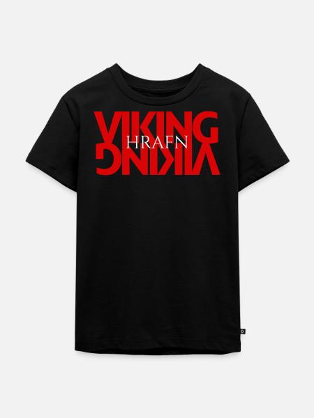 Wikinger HRAFN - Kinder Premium Bio T-Shirt - Schwarz
