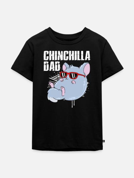 Chinchilla - Kinder Premium Bio T-Shirt - Schwarz
