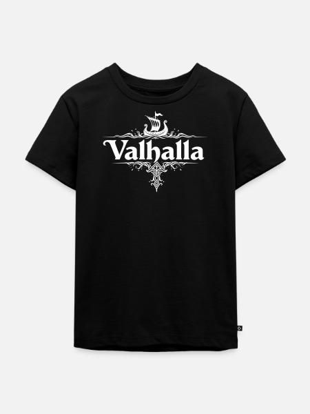 Valhalla - Kinder Premium Bio T-Shirt - Schwarz