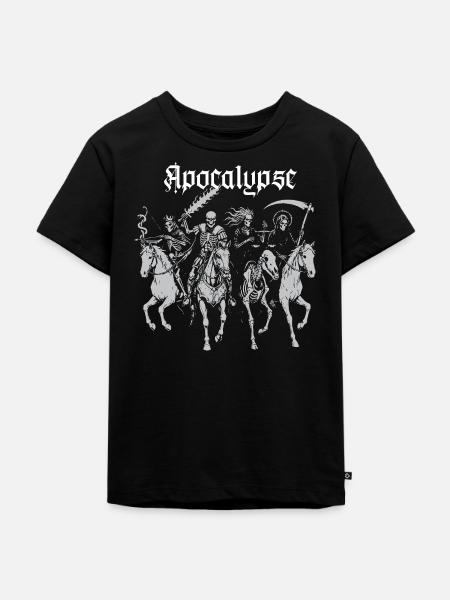 4 Reiter der Apokalypse - Kinder Premium Bio T-Shirt - Schwarz