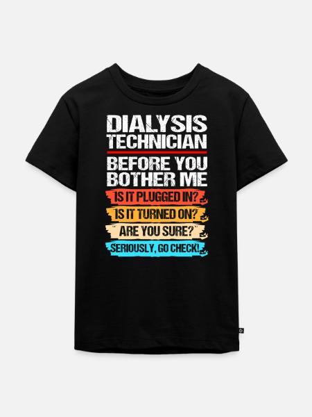 Dialyse-Techniker - Kinder Premium Bio T-Shirt - Schwarz