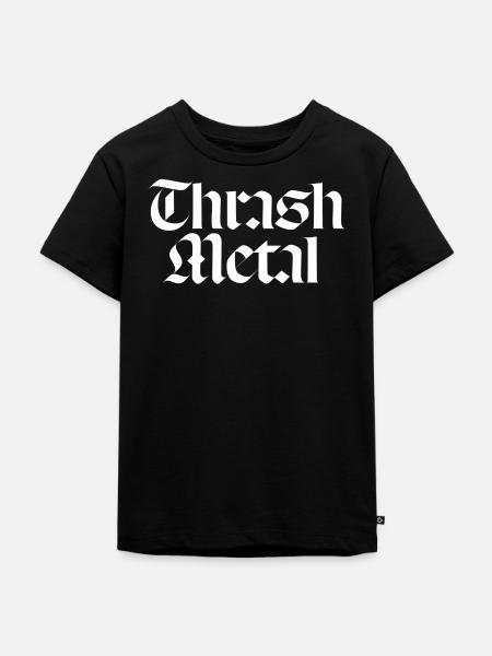 Thrash-Metal-Logo - Kinder Premium Bio T-Shirt - Schwarz