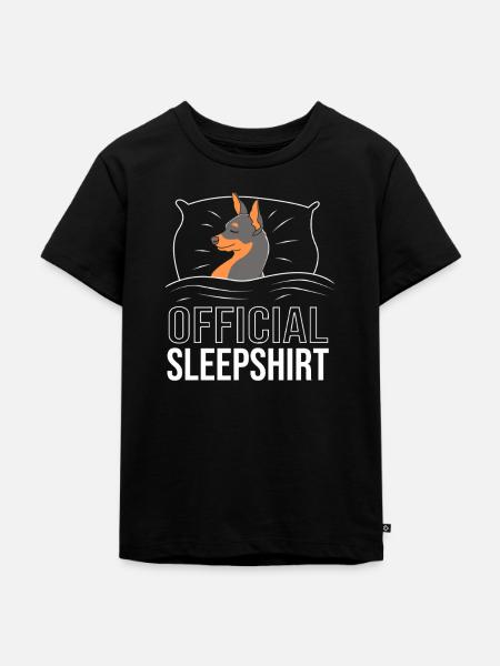Zwergpinscher - Kinder Premium Bio T-Shirt - Schwarz