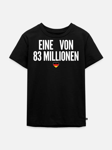 Eine von 83 Millionen - Kinder Premium Bio T-Shirt - Schwarz