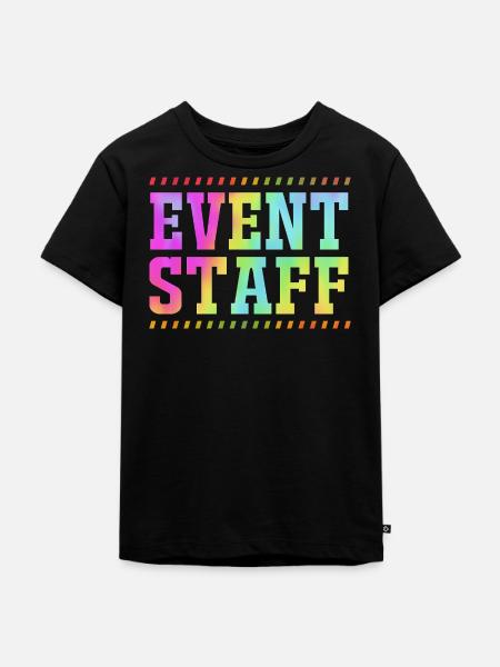 Event Planer Mitarbeiter - Kinder Premium Bio T-Shirt - Schwarz