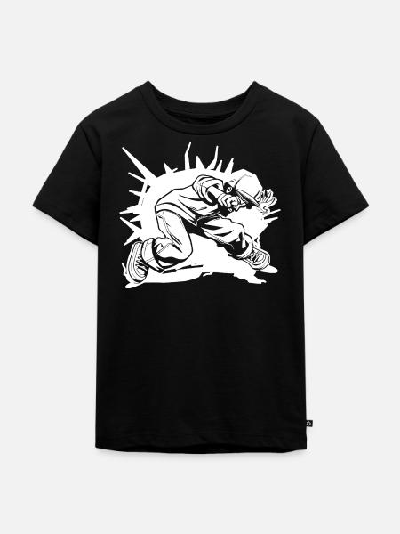 B-Boy - Kinder Premium Bio T-Shirt - Schwarz