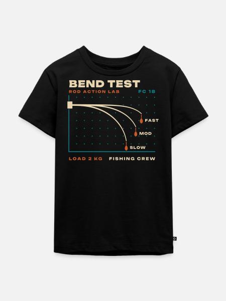 Biegetest - Kinder Premium Bio T-Shirt - Schwarz