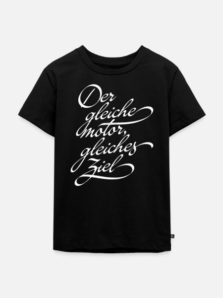 Umlaufbahn - Kinder Premium Bio T-Shirt - Schwarz