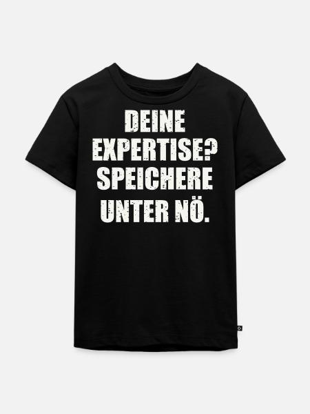 Sarkastischer Spruch - Kinder Premium Bio T-Shirt - Schwarz