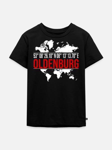 Oldenburg - Kinder Premium Bio T-Shirt - Schwarz