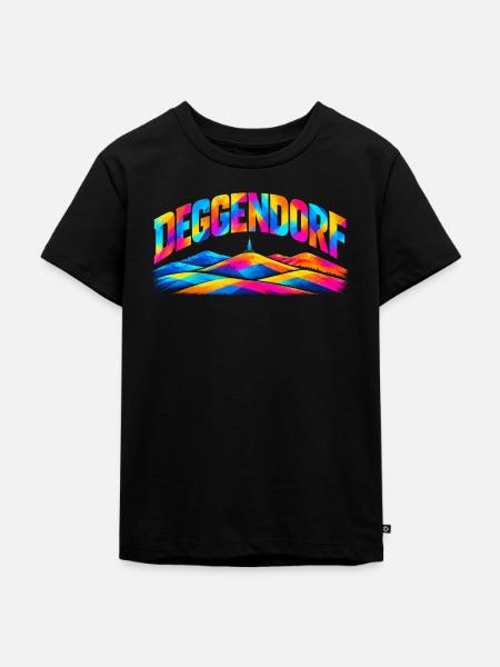 Deggendorf - Kinder Premium Bio T-Shirt - Schwarz