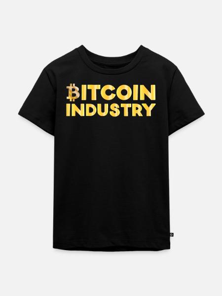 Bitcoin Industrie - Kinder Premium Bio T-Shirt - Schwarz