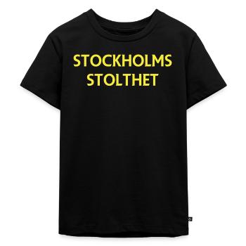 Stockholm Pride - Kids Premium Organic T-Shirt - black - Front - Mikhail (115cm)