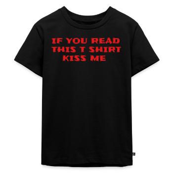 T-shirt Message Scathing Black Humor - Kids Premium Organic T-Shirt - black - Front - Mikhail (115cm)
