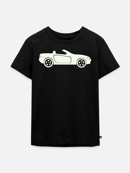 Auto Cabrio - Kinder Premium Bio T-Shirt - Schwarz