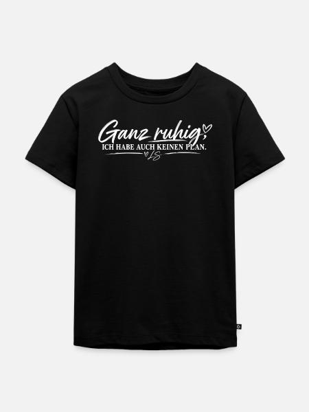 Spruch - Kinder Premium Bio T-Shirt - Schwarz