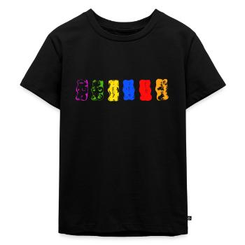 Bonbons - Bonbons - Idée cadeau - T-shirt Premium bio Enfant - noir - Devant - Mikhail (115cm)