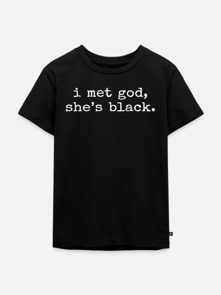 Göttin Kraft – Schwarze Stärke - Kinder Premium Bio T-Shirt - Schwarz