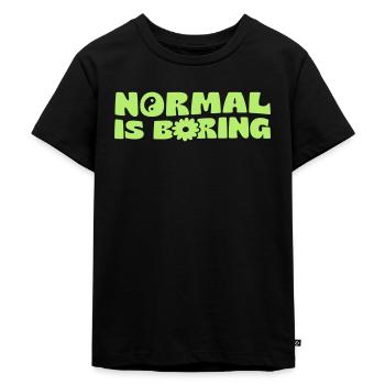 Normal est ennuyeux - T-shirt Premium bio Enfant - noir - Devant - Mikhail (115cm)