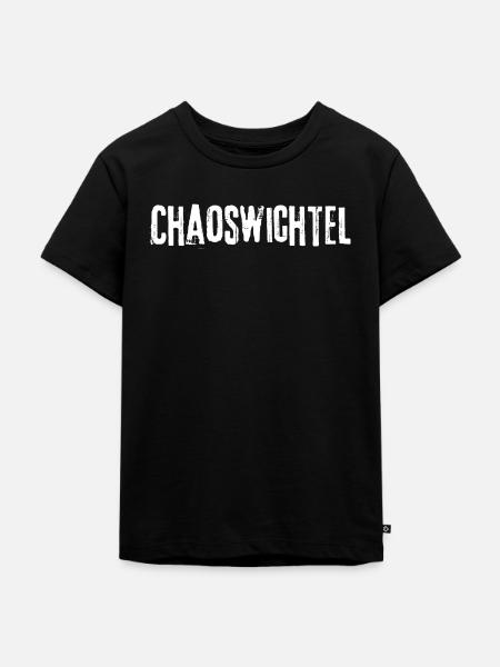 Chaoswichtel - Kinder Premium Bio T-Shirt - Schwarz