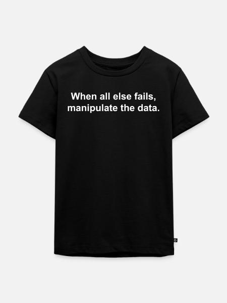 Data Science Statistik Data Scientist Statisticia - Kinder Premium Bio T-Shirt - Schwarz
