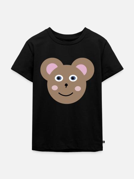 Bärig - Kinder Premium Bio T-Shirt - Schwarz
