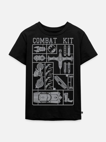Batman Combat Kit - Kinder Premium Bio T-Shirt - Schwarz