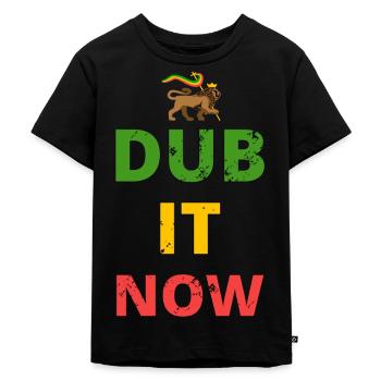 Reggae - Kinder Premium Bio T-Shirt - Schwarz - Vorne - Mikhail (115cm)